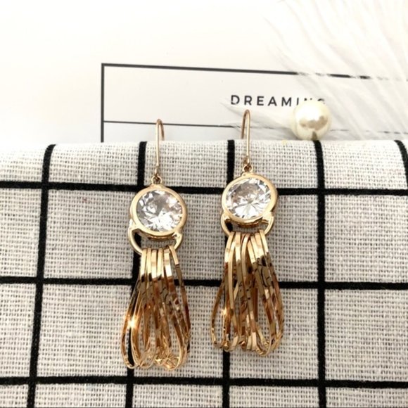 Boutique Crystal Drop Earrings - Picture 3 of 7